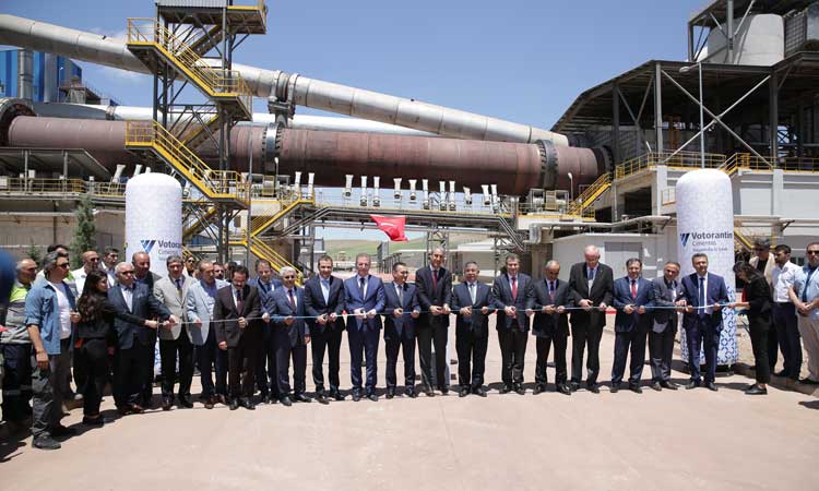 Votorantim Çimentos’un 140 milyon Avro’luk yatırım yaptığı Sivas fabrikası açıldı