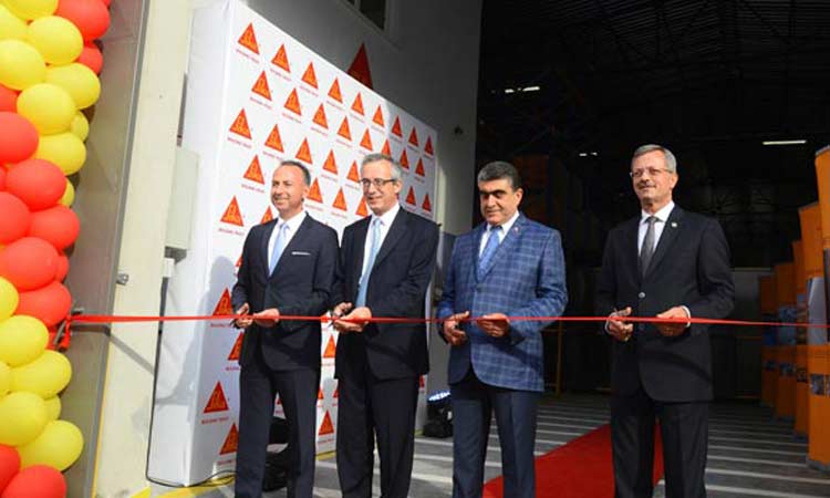 Sika,Türkiye’deki ikinci üretim tesisini Mersin-Tarsus’ta açtı